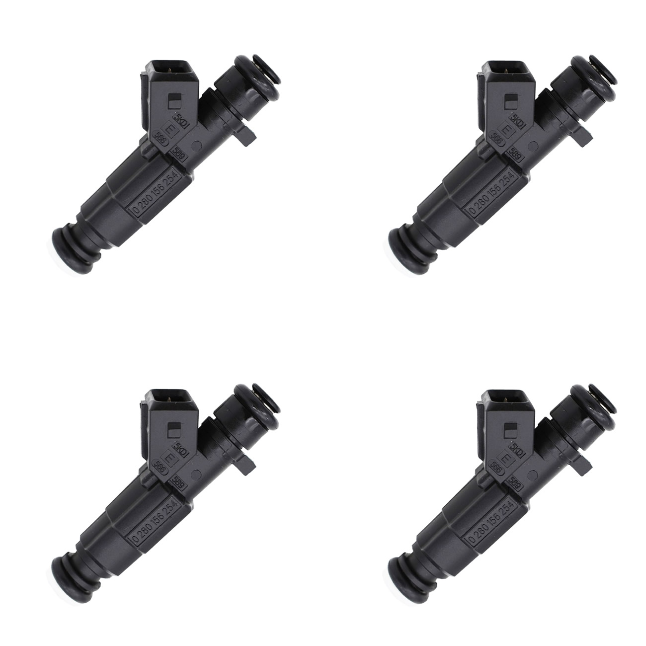 Kit 4 Inyectores Nafta Volkswagen Gol Trend Fox Suran 1.6 8v